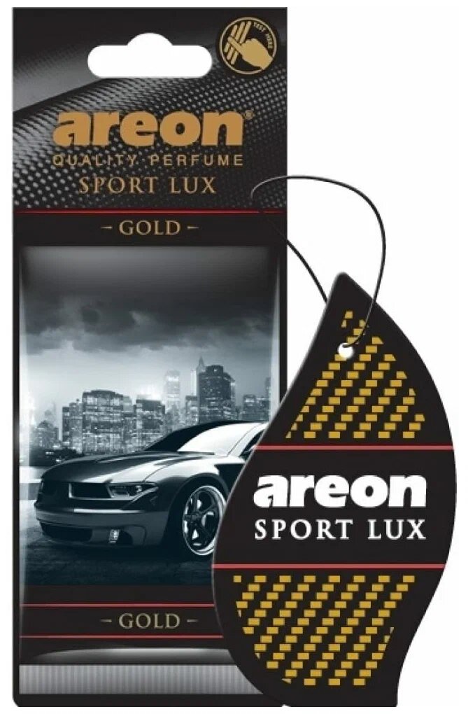 Ароматизатор автомобильный. Areon - Картон "Lux" Sport Gold/ 704-411/ 3g