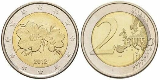 Финляндия 2 евро, 2006-2024 XF