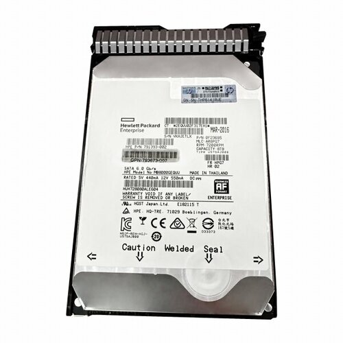 Жесткий Диск HPE 0F23695 8Tb SATAIII 3,5 HDD