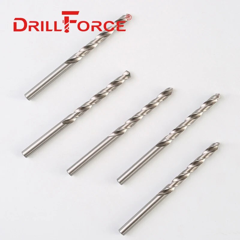 Сверла И Наборы DRILLFORCE Спиральные сверла HSS M2 0,2-5 мм, 0.8mm