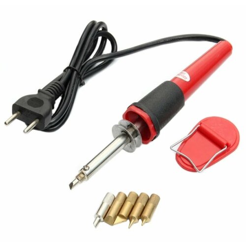 Набор для выжигания 30Вт (6 насадок) Помощник PM- INP09