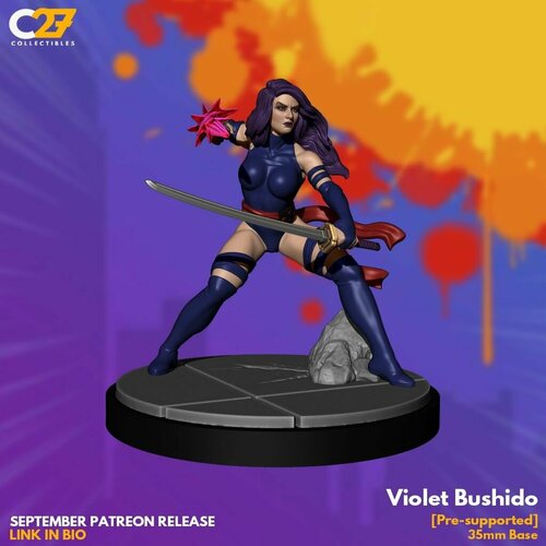 Миниатюра Marvel Psylocke