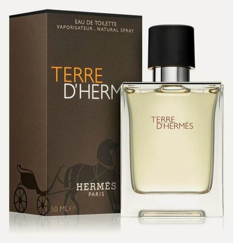 Изображение товара Туалетная вода Hermes "Terre D"Hermes", мужская, древесно-цитрусовая, 50мл