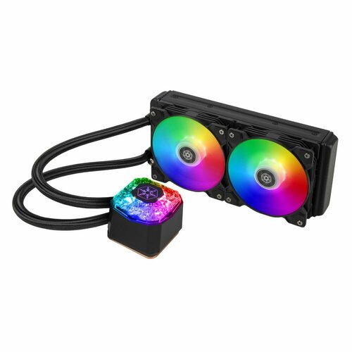 SST-IG240P-ARGB 240mm high-performance ARGB AIO liquid cooler with 2x120mm ARGB fan, Compatible with Intel LGA 115X/1366/1200/2011/2066 and AMD sTRX4/TR4/AM4/AM3/AM2/FM2/FM1 sockets (811192) {6} kraken x53 rgb [rl krx53 r1] 240mm aio liquid cooler with aer rgb and rgb led rtl 8