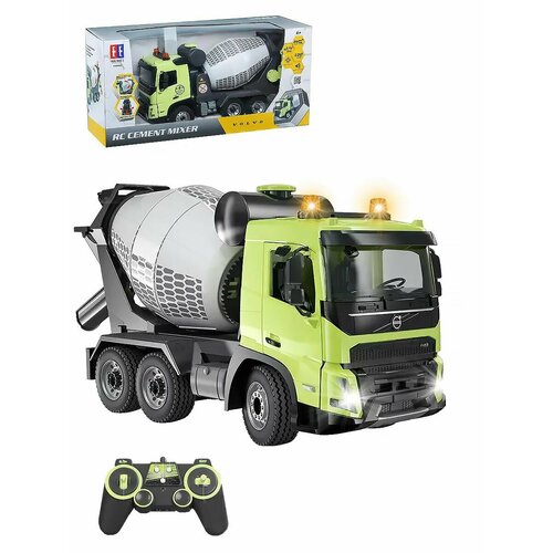 Спецтехника Бетономешалка Volvo FMX RTR 1:20 на р/у (свет, звук) Double Eagle E508-003 радиоуправляемый бетоновоз double eagle volvo fmx 1 20 2 4g rtr e508 003