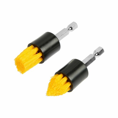 Набор насадок щеток на шуруповерт тундра d18 мм высота 19 мм шестигранный хвостовик 419₽