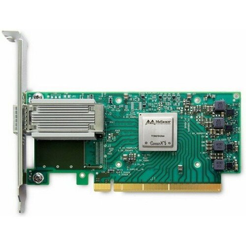 сетевой адаптер ethernet mellanox mcx653105a hdat infiniband Сетевой адаптер Mellanox MCX555A-ECAT ConnectX-5 VPI adapter card, EDR IB (100Gb/s) and 100GbE, single-port QSFP28, PCIe3.0 x16, tall bracke