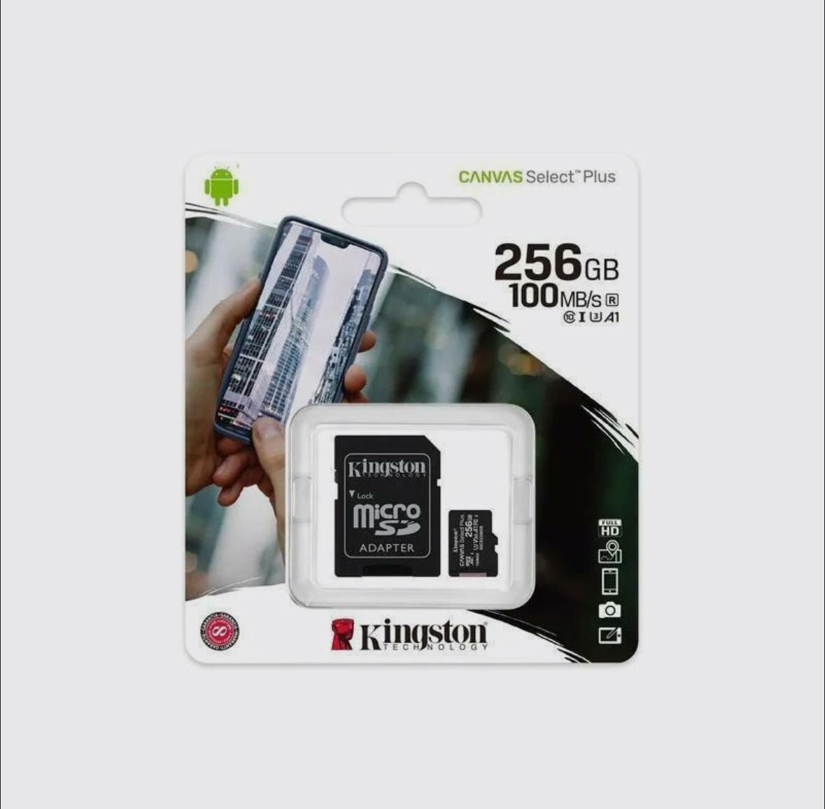 Карта памяти Kingston MicroSDHC 256Гб Class10