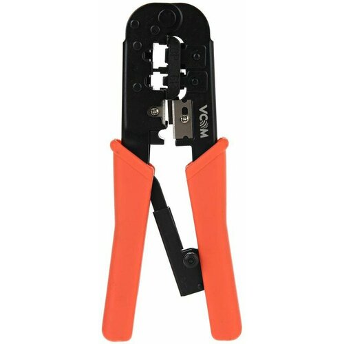 VCOM NT082 Клещи обжимные кримпер для разъемов 6p6c8p8c с фиксатором 2460₽