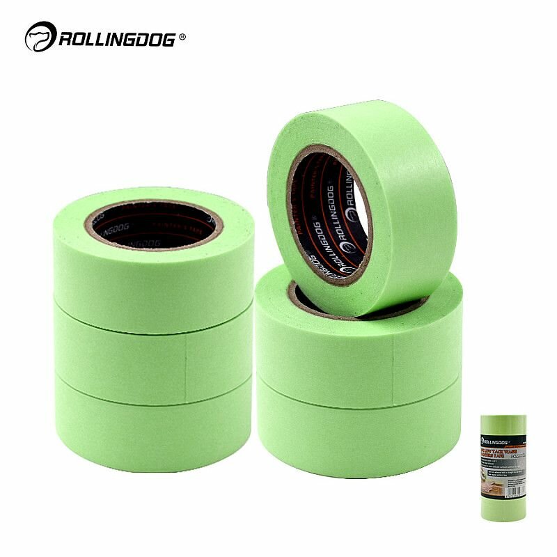 фото Малярная лента ROLLINGDOG Low Tack Washi Tape 24 мм 18 м, 6 шт