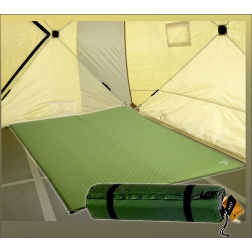 Матрас туристический, самонадувной, 188х130х5, в палатку