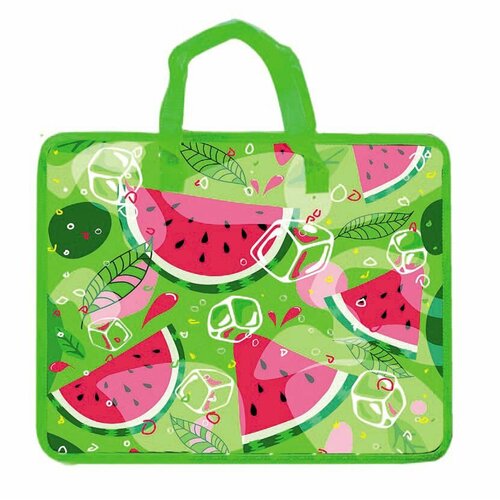 Папка школьная для тетрадей А4 на молнии с ручками 