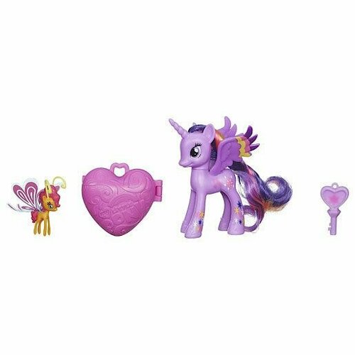 my little pony пони princess twilight sparkle с аксессуарами My little pony Twilight sparkle Искорка с сердечком и Бриззи