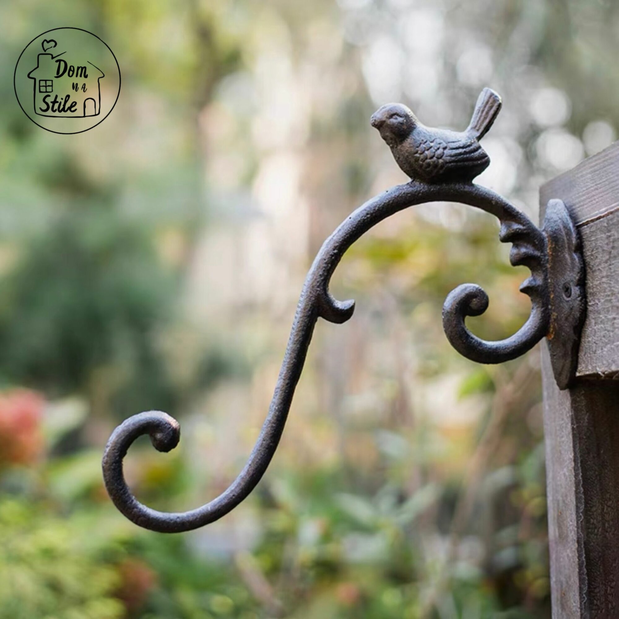 #Кронштейн чугунный настенный декоративный для цветов в кашпо