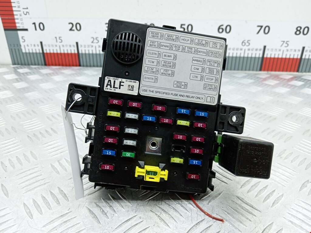 Chevrolet Spark M300 (2009-2015) Fuse Box Diagrams - YouTube