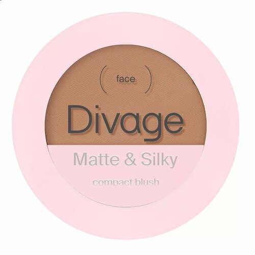 Румяна для лица компактные Matte & Silky, тон 02