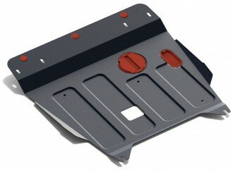 Защита картера + КПП, Hyundai i20 2009-2011, V-1.2; 1.4; 1.6, (арт. 111.02305.1)