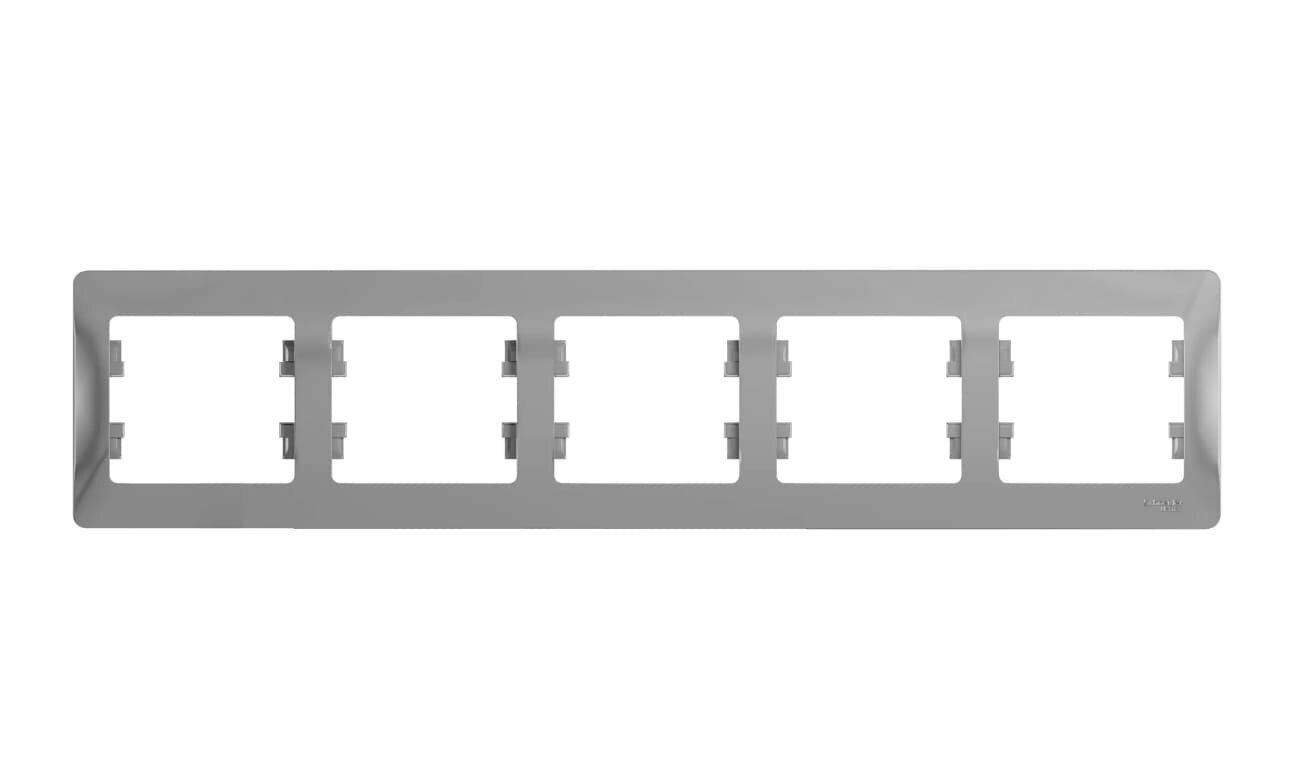 SE Glossa Алюминий Рамка 5-ая, горизонтальная GSL000305