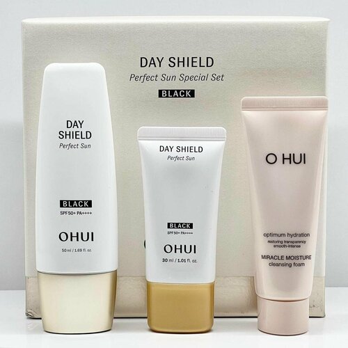 Солнцезащитный крем O HUI Day Shield Perfect Sun Black SPF 50 PA Set 4500₽
