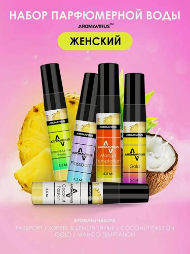 Изображение товара Набор духов "Эксклюзивный" 5 шт 27 мл