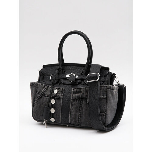 Сумка тоут Marco Russo, черный/серый