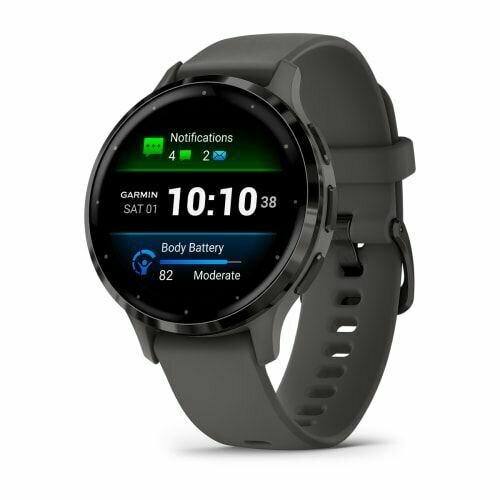 Часы Garmin VENU 3S серый с темно-серым безелем 010-02785-00 65500₽
