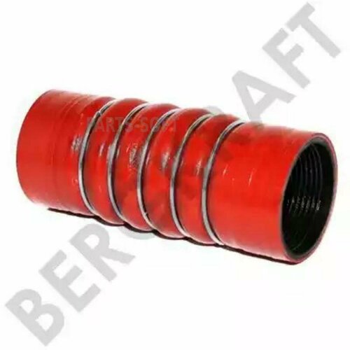 BERG KRAFT BK8705285 Патрубок 65х180 прямой (гофр.) наддува ЛиАЗ дв. MAN *BergKraft (красный)