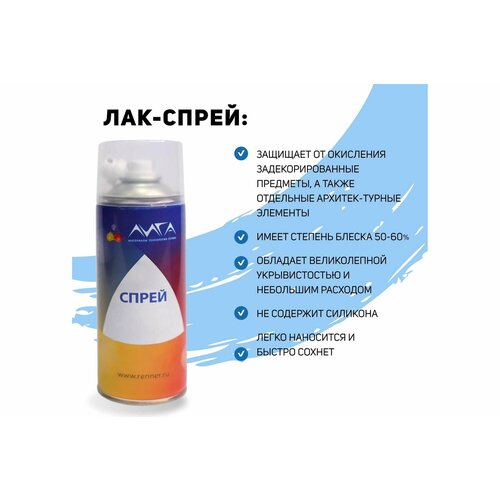 Лига Спрей 400мл Лак для жидкой потали 3680₽