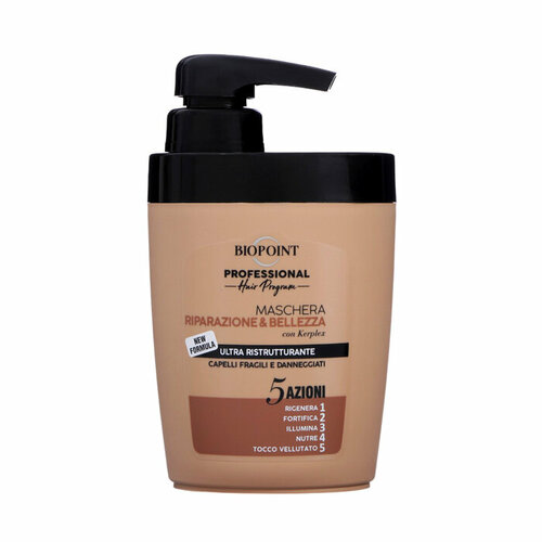Маска BIOPOINT PROFESSIONAL для поврежденных и хрупких волос 300 мл комплект из 2 шт 2874₽