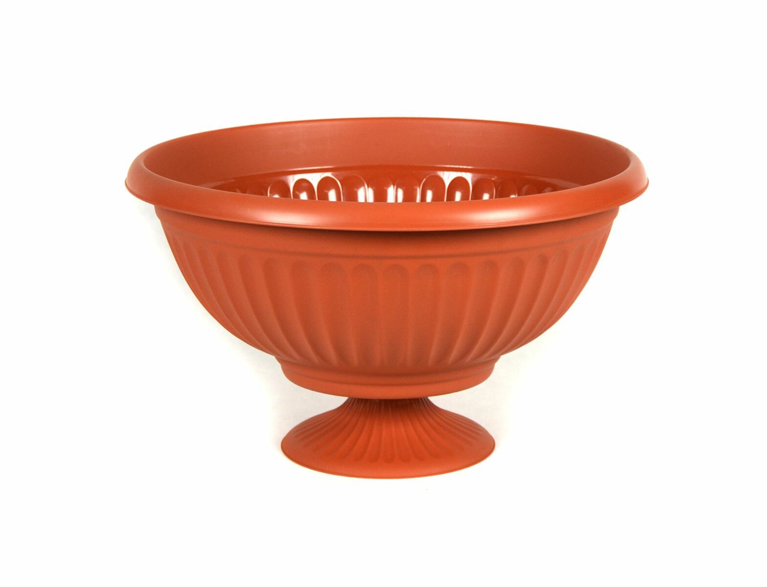 Кашпо-миска с ножкой ливия D50см Терракот v-19.5л (вазон)