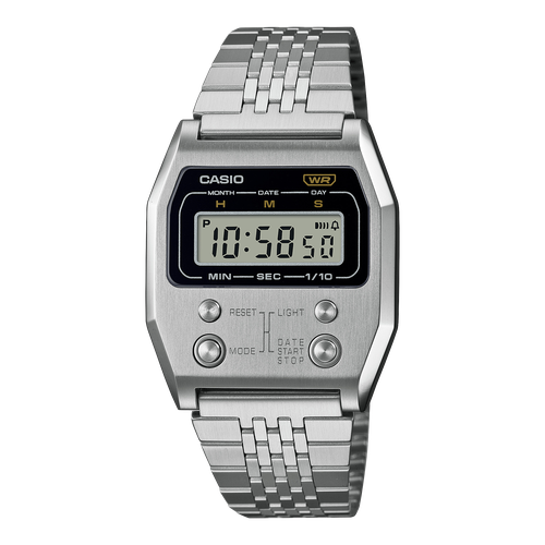 фото Наручные часы casio vintage, серебристый