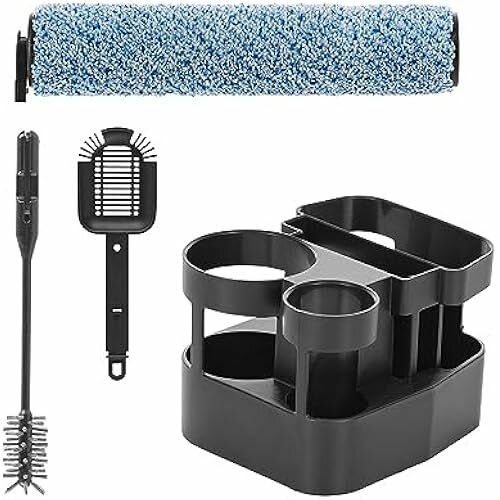 фото Набор аксессуаров Genius Invictus WD7 из 4 предметов для беспроводного пылесоса для влажной и сухой уборки, валик для щетки для ковров, щетка для чистки, ящик для хранения, расческа для чистки