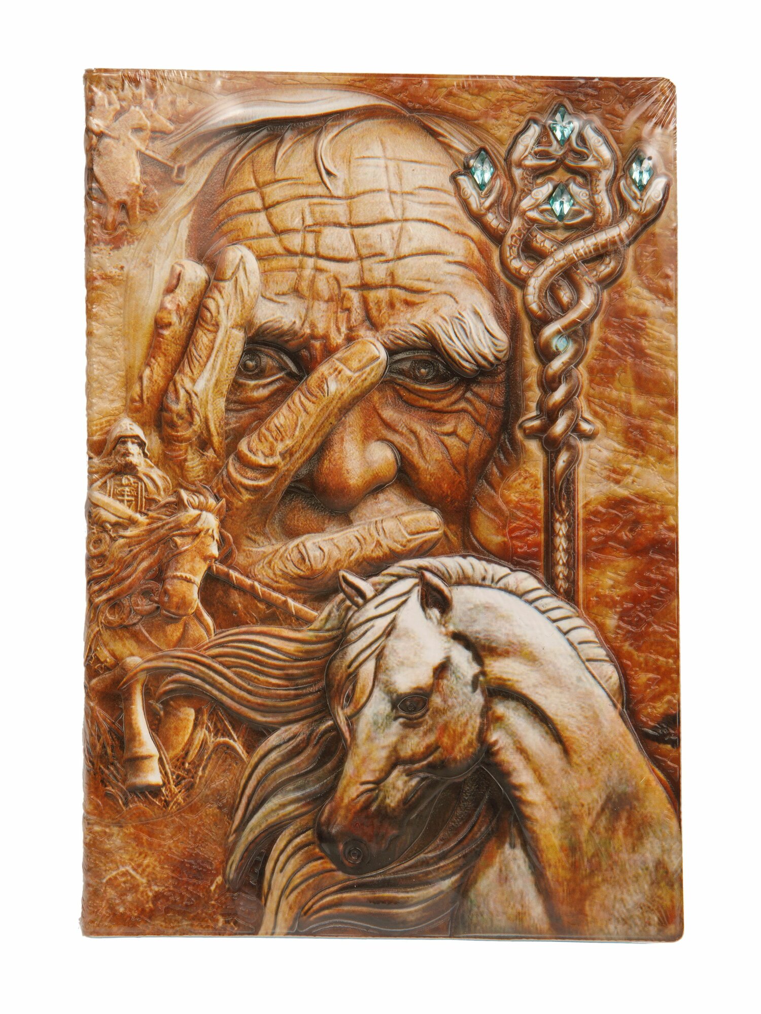 Sweethorse / Блокнот старик, А5, в линейку, натуральная кожа — фото 1