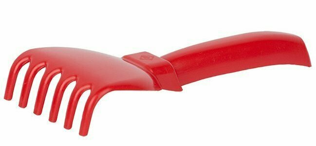 Грабли Совтехстром У568 пластик для песочницы 15см красные