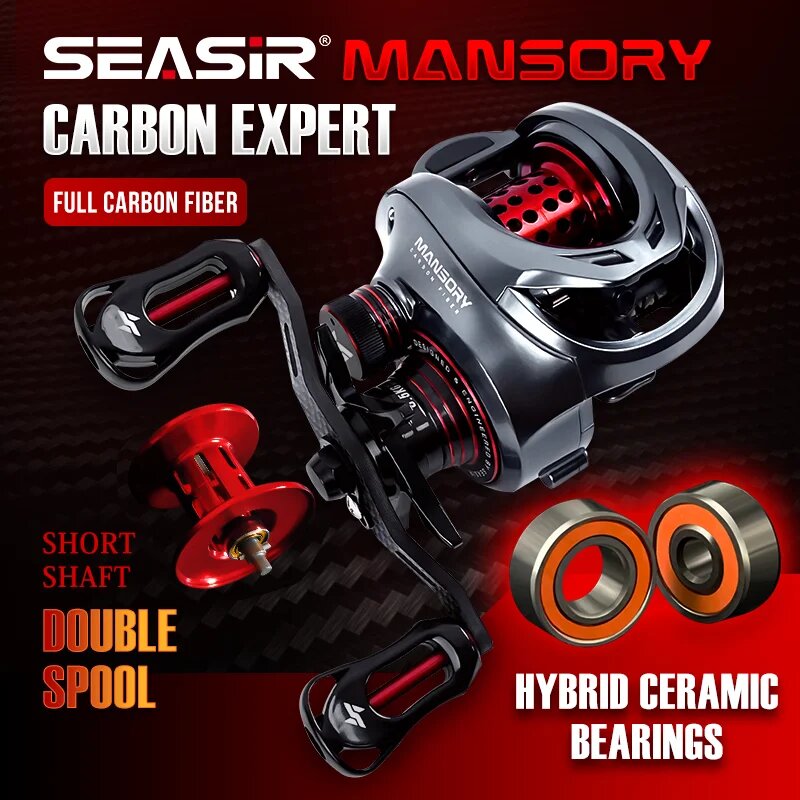 SeaSir Mansory гибридная катушка для морской рыбалки, Левая рука