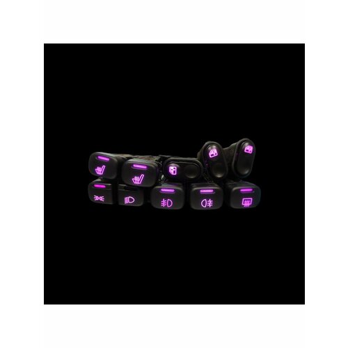 Пересвет кнопок Ваз 2113 2114 2115 2110 Нива Розовый 2700₽