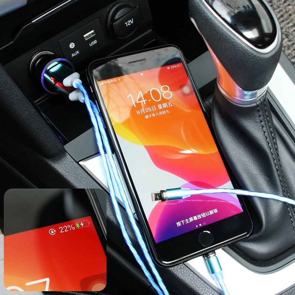 Автомобильное зарядное устройство в прикуриватель 2*USB TDS TS-CAU69 — фото 1