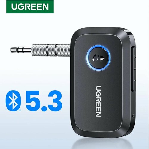 фото Bluetooth 5.3 ресивер ugreen адаптер для автомобиля, aux 3.5 mm