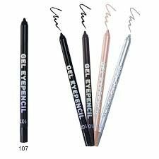 FARRES Карандаш для глаз MB002 гелевый матовый, тон 110 (серебряное диско)