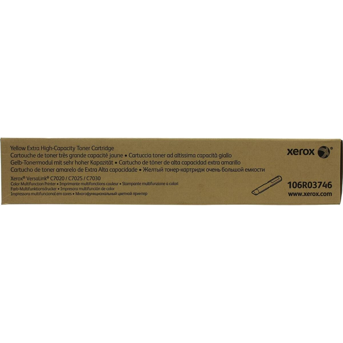 Картридж Xerox 106R03746 (желтый суперэкономичный)