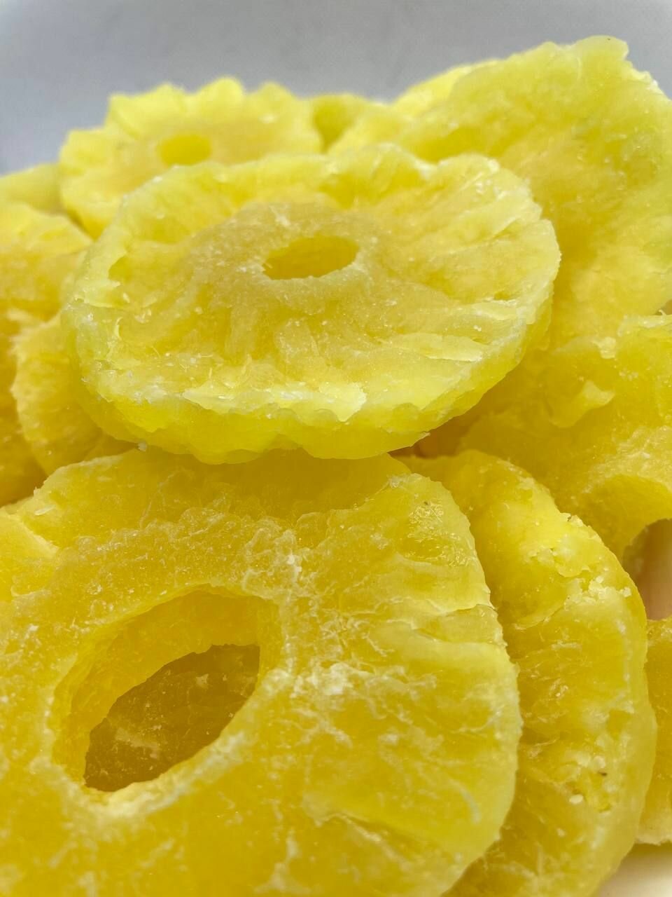 Ананасы кольца сушеные, вяленые, цукаты натуральные, 400 гр.