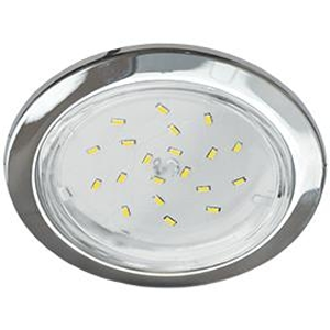 Светильник встраиваемый Ecola GX53-H4-GL глубокий Хром 48x106 FC53GLECB