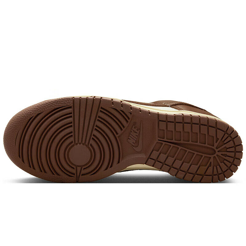 Кроссовки NIKE Dunk Low, размер 38 EU, white/cocoa — фото 1