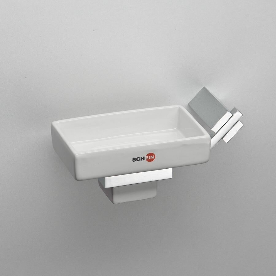 Мыльница керамика к стене квадратная (122CS-L)