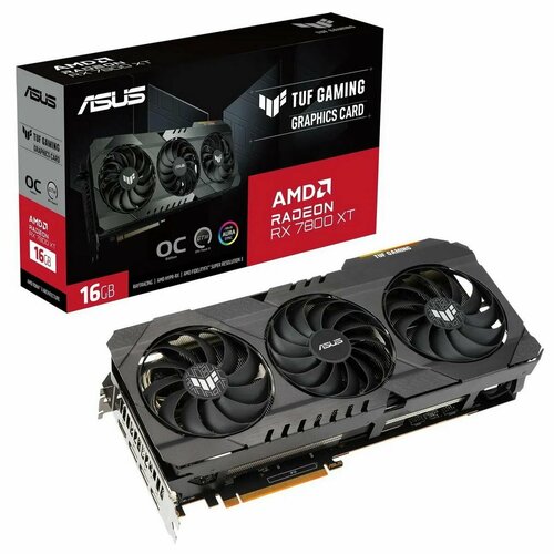Видеокарта ASUS TUF-RX7800XT-O16G-OG-GAMING //RX7800XT, HDMI*1, DP*3,16G, D6