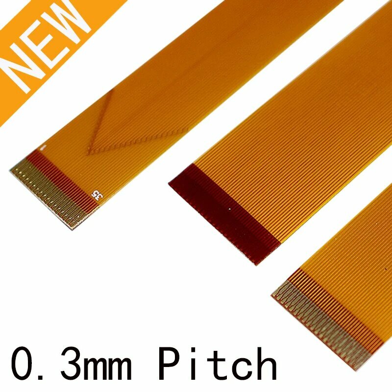 Золотой позолоченный FFC FPC плоский гибкий кабель, length-100mm, 45 Pin, A-type