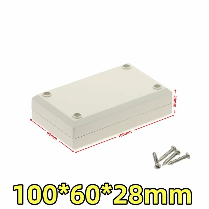 Пластиковый бокс 100x60x28mm, серый