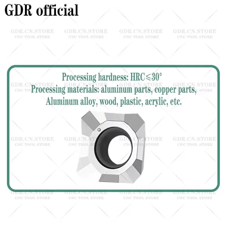 Фреза GDR SEHT SEKT SEHT1204 SEKT1204 для фрезерной головки KM12 SEHT1204, 10pcs