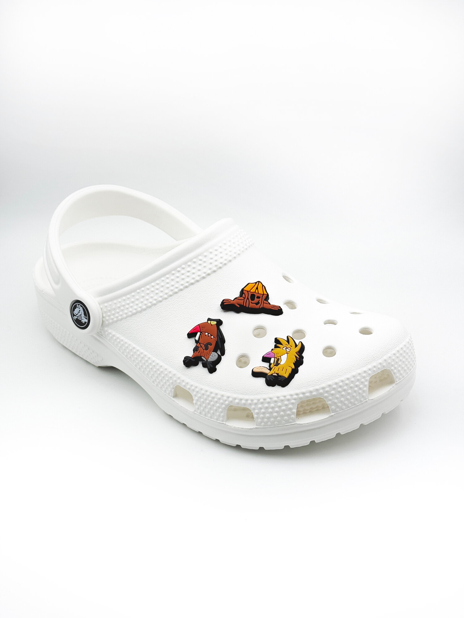 Украшения для обуви джибики("Крутые бобры", "Мультфильмы"), Джибитсы(3 штуки) — фото 1