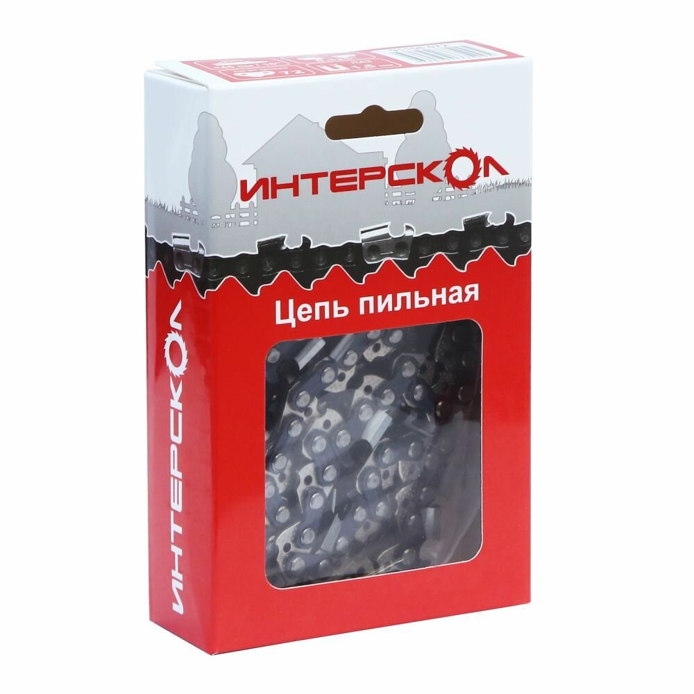 Цепь для бензопилы ИНТЕРСКОЛ 91158.076 76 звеньев шаг 0325